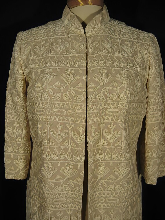 60s Andrea Gayle Embroidered Coat - image 2