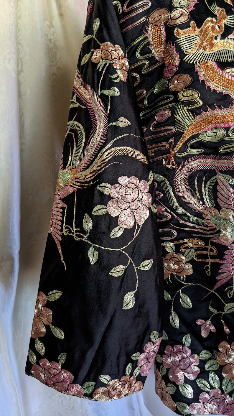 1930s Chinese Embroidered Wedding Jacket - Etsy