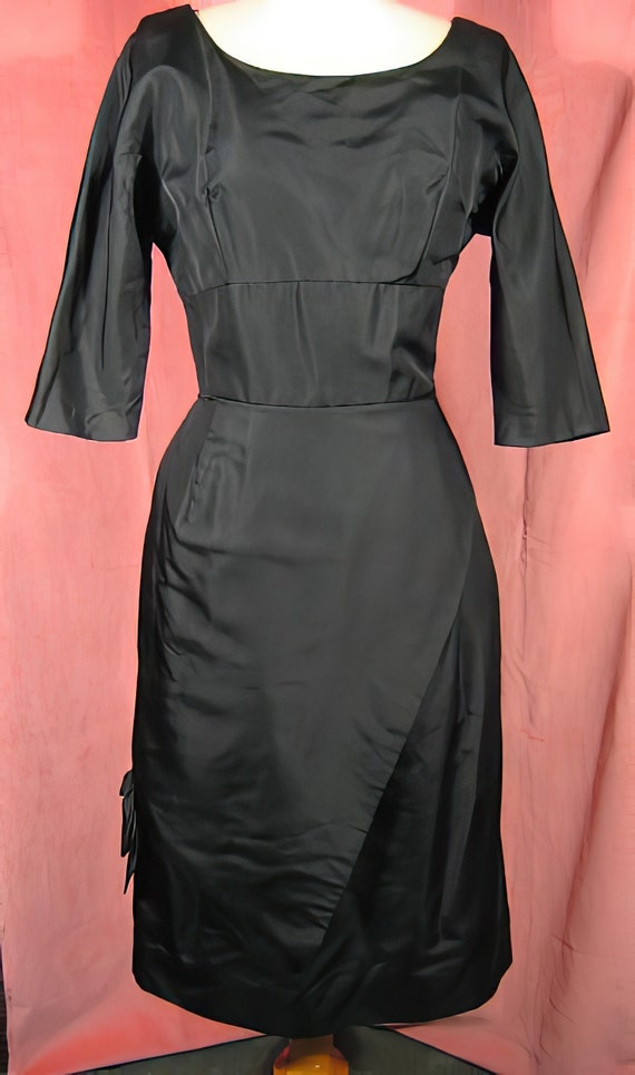 1950s Miss Brooks Little Black Dress LBD