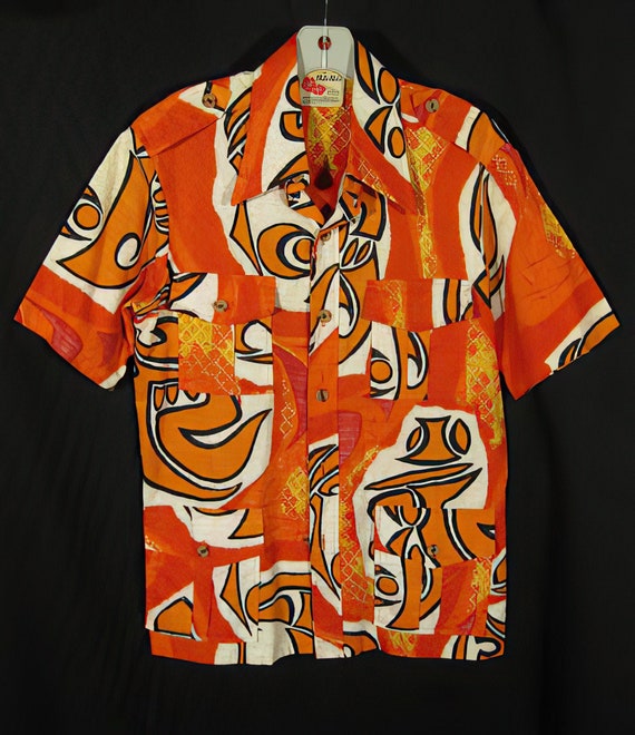 1960s Holo Holo Hawaiian Shirt James Bond Safari - image 1