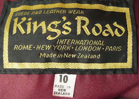 1970s King's Road Leather Jacket - image 5