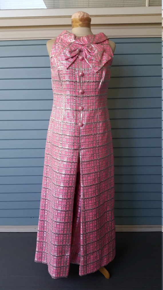 60s Hot Pink Jumpsuit from I. Magnin