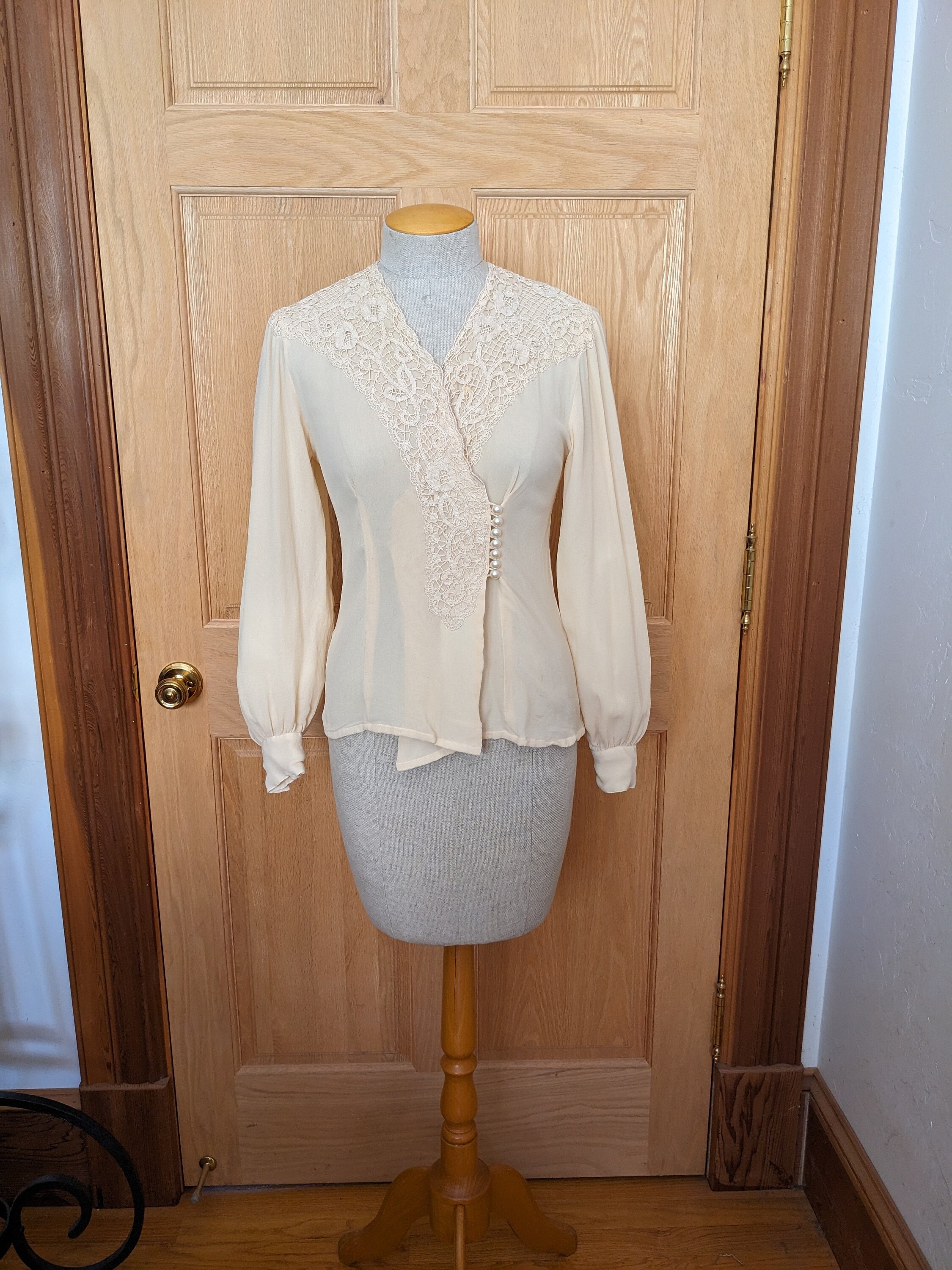トップス 1980s NANCY JHONSON Silk Blouse 1980s NANCY JHONSON Silk Blouse