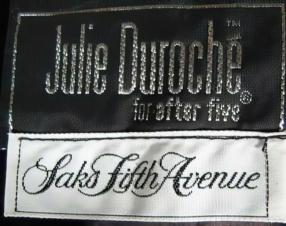 1980s Velvet Jacket by Julie Duroche Saks Fifth A… - image 6