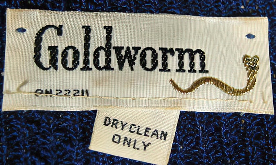 70s Goldworm Dress Knit Two Piece - image 6