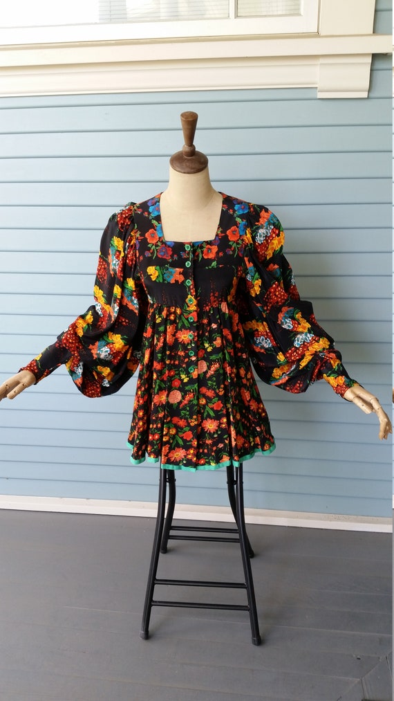 1970s Jeff Banks Vintage Top / Mini dress