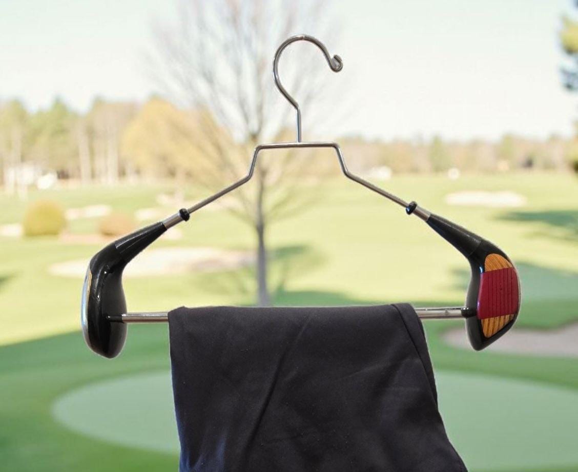 ヴィンテージ ゴルフ 壁掛け 置き物 インテリア Antique Golf Club Display - Etsy