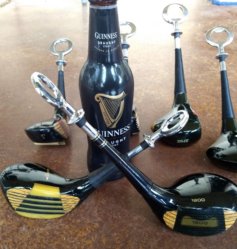 Classic Black Vintage Golf Club Bottle Opener. Made From Golf Etsy
