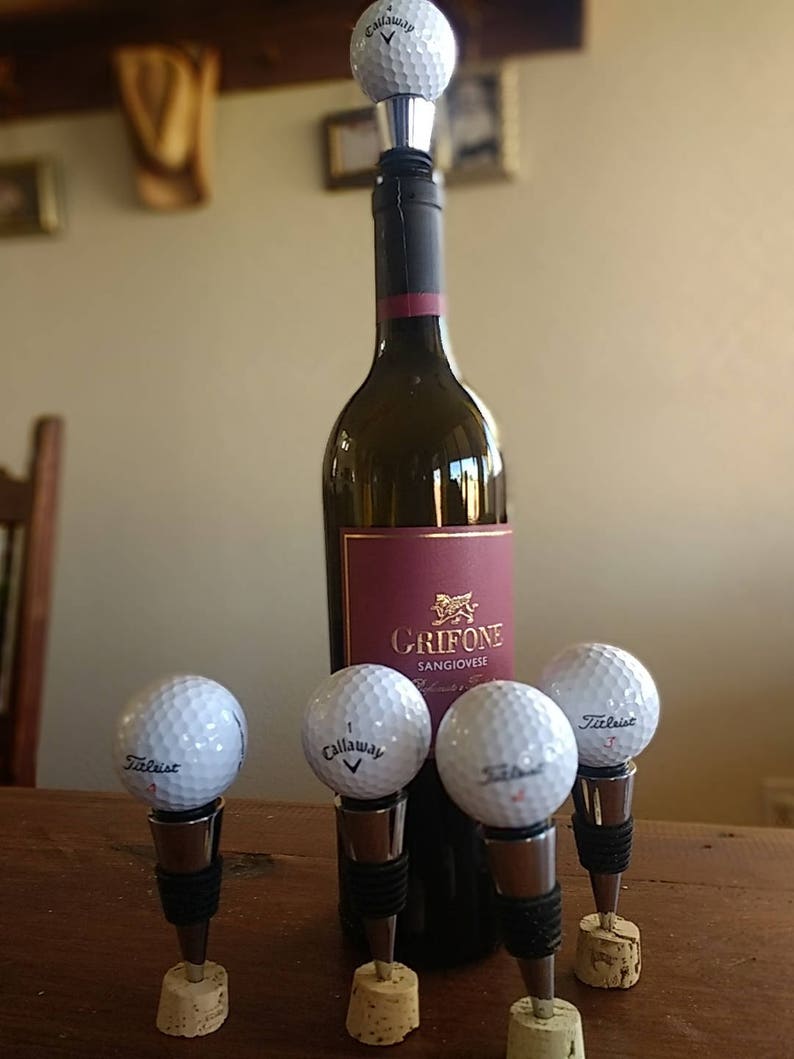 Great Gift for Wine and Golf Enthusiast. Golf Ball Wine Etsy