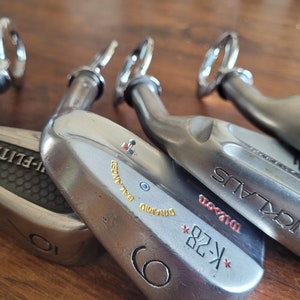 Vintage and upcycled 6 Iron Golf Club Bottle Opener for 6th Anniversary Gift