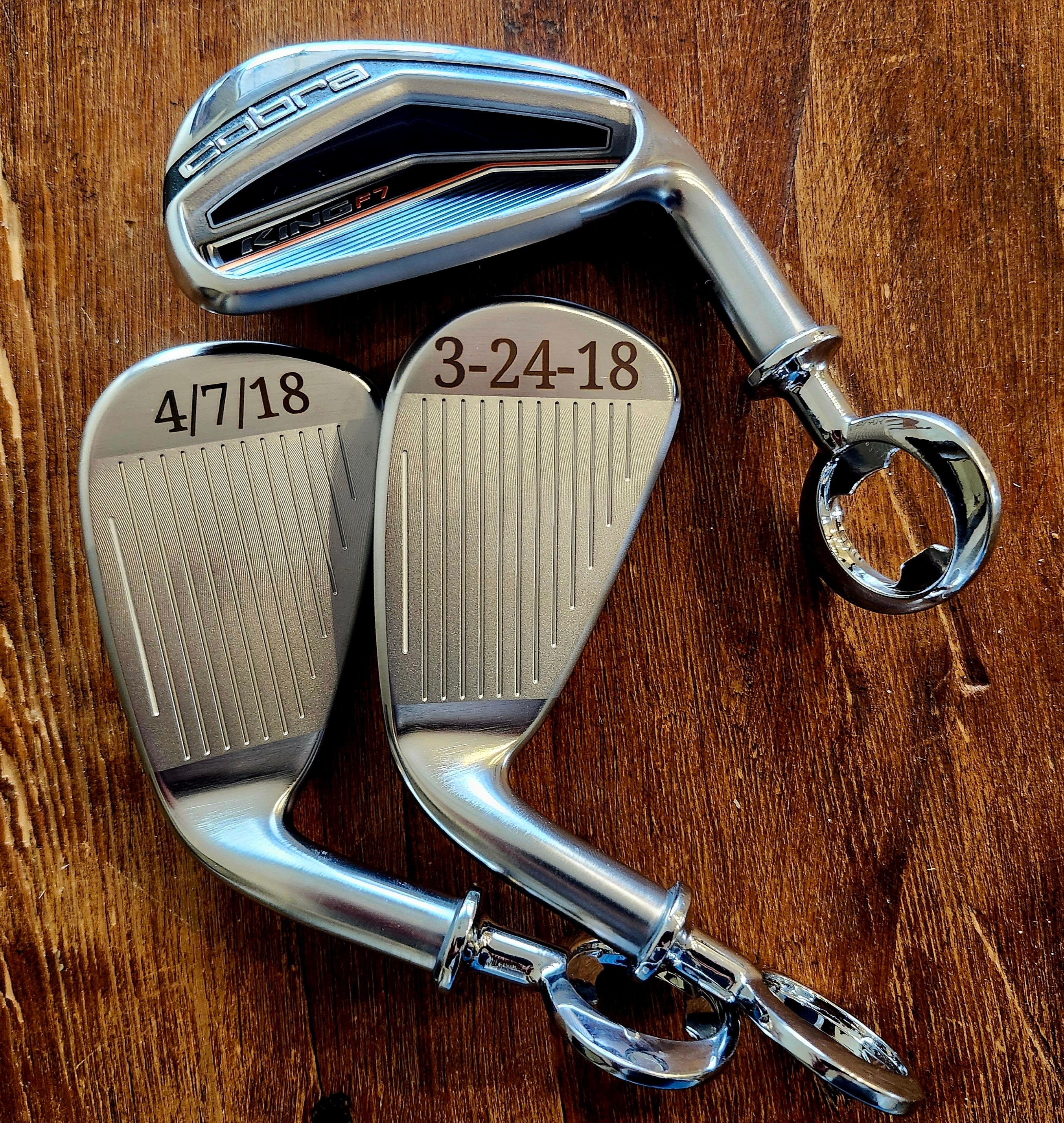 Personalized Vintage Iron Golf Club Bottle Opener