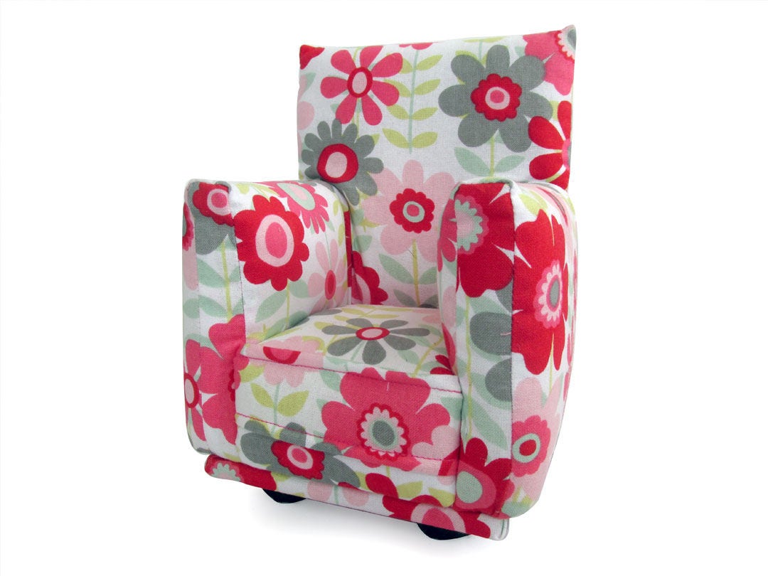 Barbie Doll Living Room Furniture 5PC Play Set 16 scaleRed with