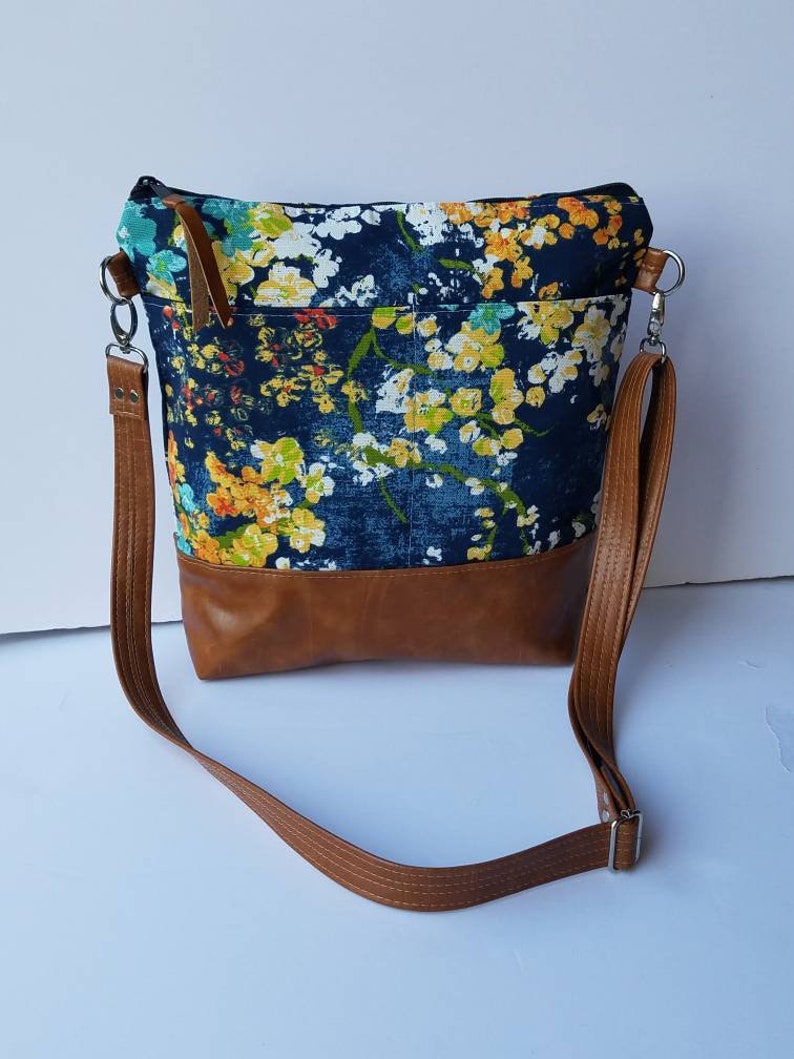 Vegan Crossbody Bag/Vegan Leather Crossbody Purse/Faux Leather Etsy