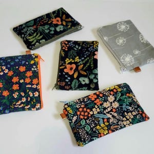 Bolsas de lona, monederos, monederos, bolsas hechas a mano, tarjeteros