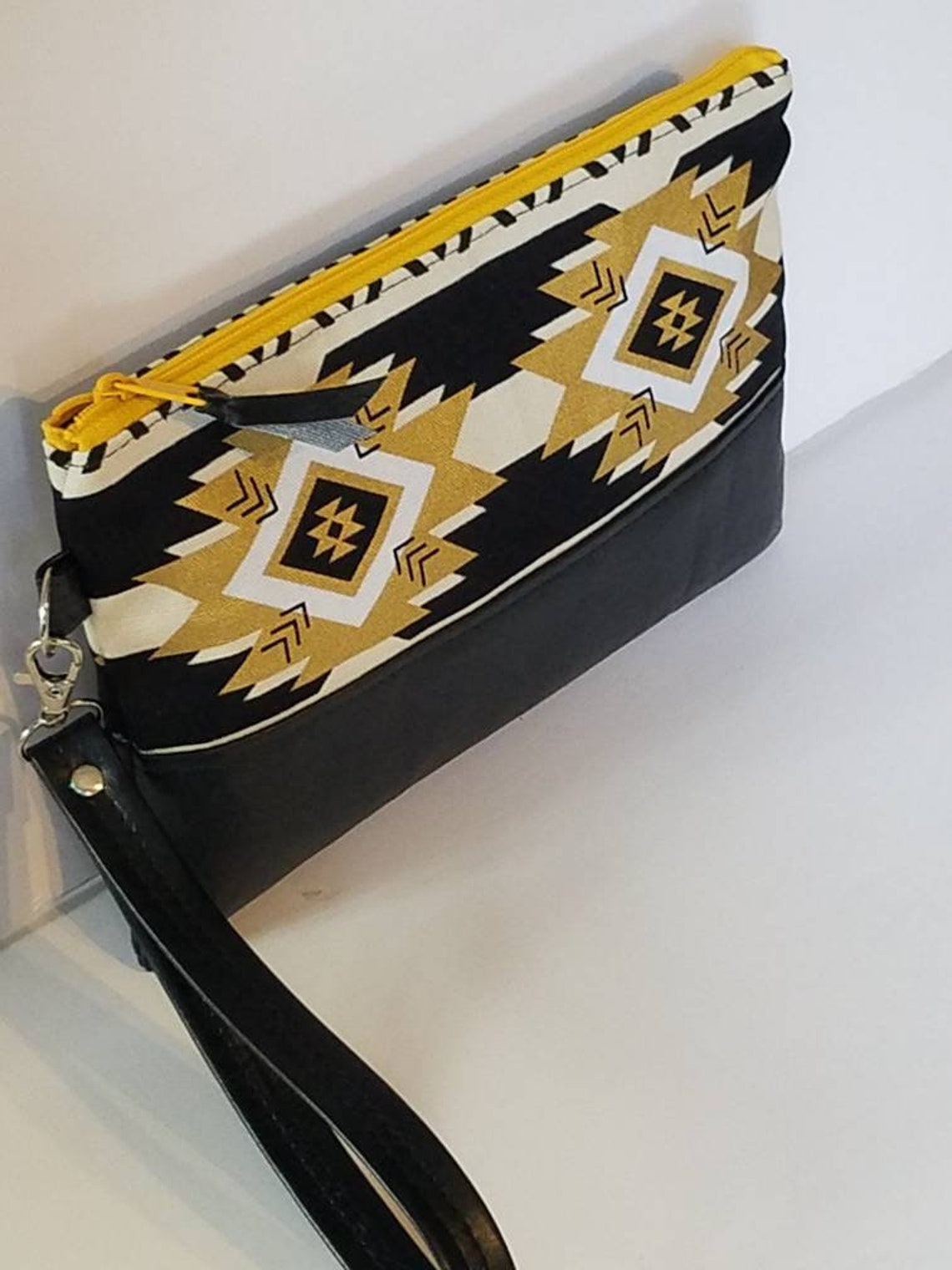 Vegan Wristlet Clutch Bag/vegan Leather Clutch Bag/everyday Etsy