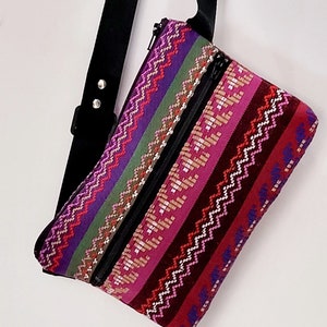 Mini Fanny Pack/Sling Bag/Gürteltasche/Kleine Gürteltasche/Kleine Gürteltasche/Fahrradtasche/Vegane Fanny Pack/Handgefertigtes peruanisches Gewebe