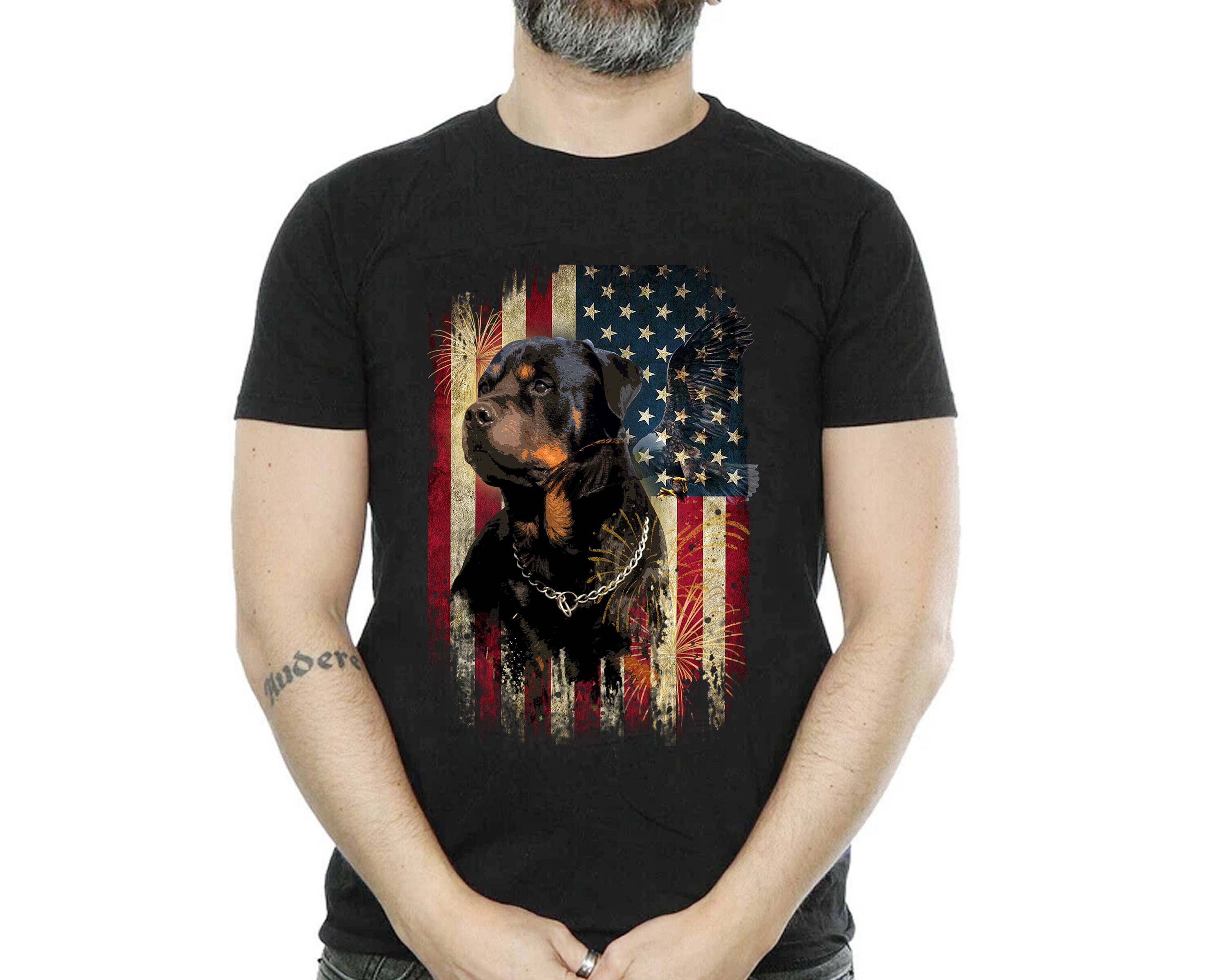 Rottweiler 4 de Julio Camisa Rottweiler Camisa 4 de Julio Etsy