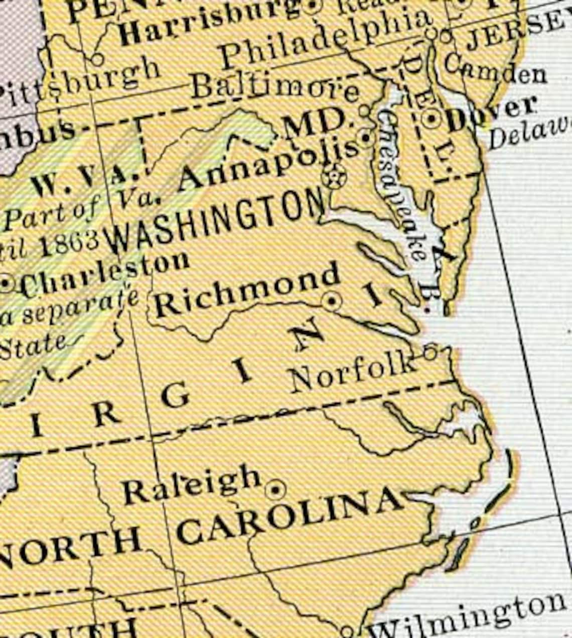 1920s Map Of America Regions - Il 1140xN.494689504 7y4g 