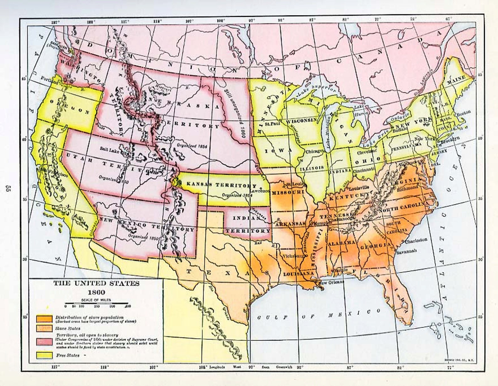 Print Map of the United States - Il 1588xN.497211145 82ev
