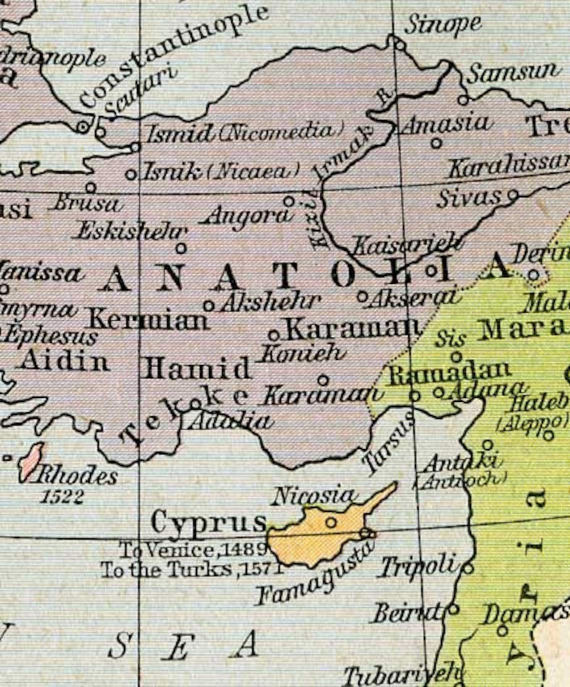 Print of Map-Ottoman Empire 1481-1683 | Etsy