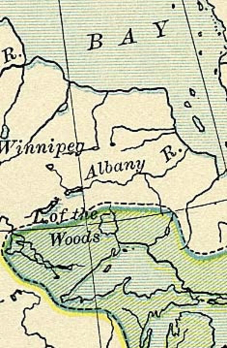 Print of Map-North America 1650 | Etsy