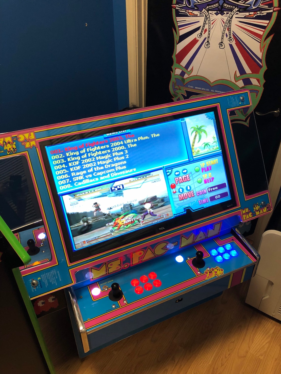 3 sided cocktail arcade custom designed made to Etsy