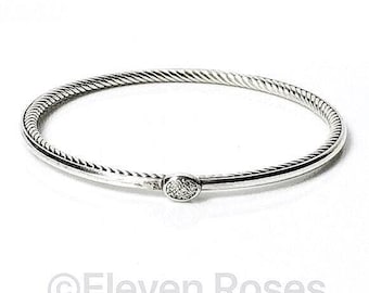 Yurman Diamond Bangle Bracelet