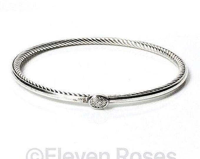 Yurman Diamond Bangle Bracelet