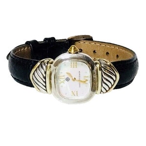 David Yurman Sterling 14k Gold Cable Capri Watch Yurman Diamond Capri Watch 925 Sterling Silver 585 14k Gold  main image 3