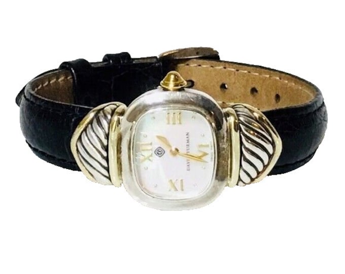 Yurman Watch T-22606 925 Sterling Silver 585 14k Gold