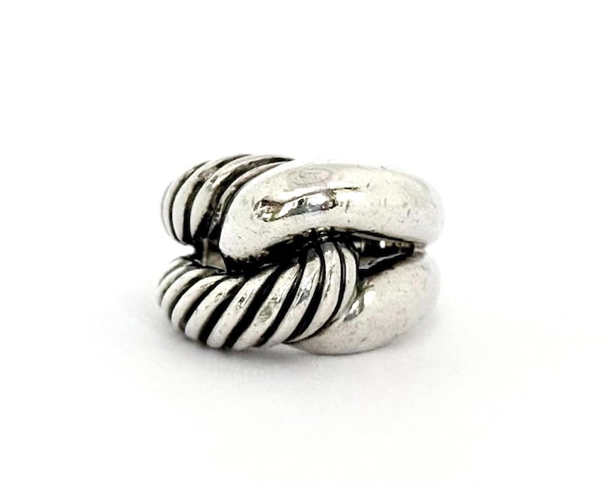 David Yurman Labyrinth Cable Knot Ring 925 Sterling Silver