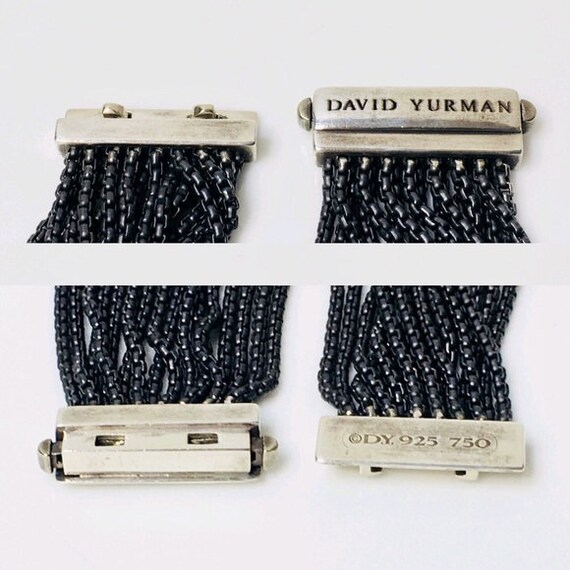 Yurman Multi Gemstone Row Box Chain Bracelet - image 4