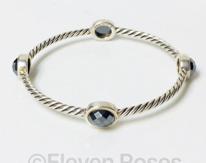 Yurman Station Cable Bangle Bracelet