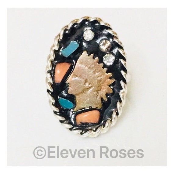 Skyscraping Zuni Neede Turquoise Sterling Native American Jewelry Silver Huge Ring Skyscraping Zuni Neede Turquoise Sterling Native American Jewelry Silver Huge Ring