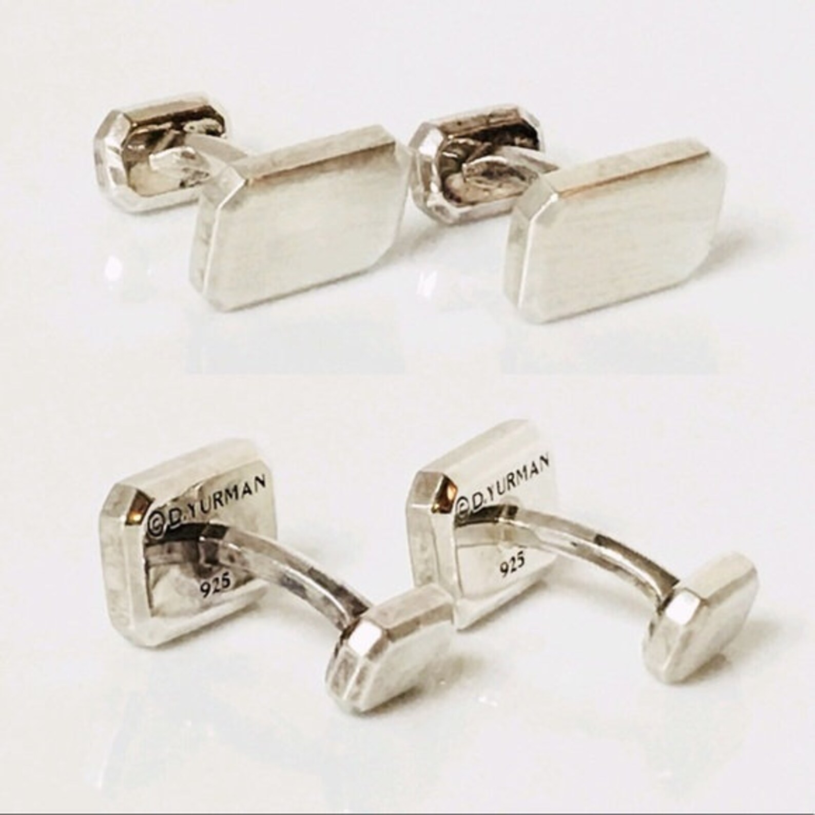 David Yurman Heirloom Classic Cufflinks Cuff Links DY 925 Etsy