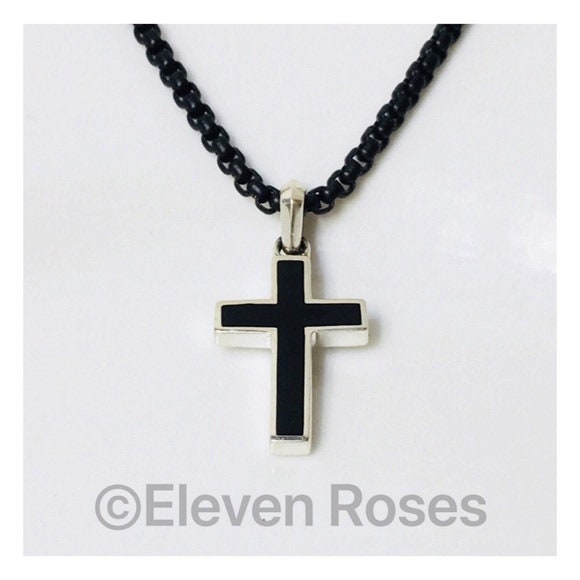 DY Helios™ Cross Pendant in Sterling Silver, 48mm | David Yurman