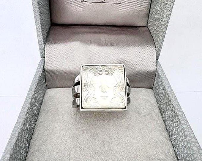 Lalique Arethuse Masque de Femme Ring