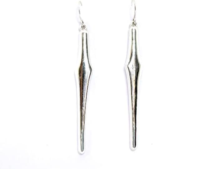 Simon Sebbag Long Dangle Drop Earrings 925 Sterling Silver