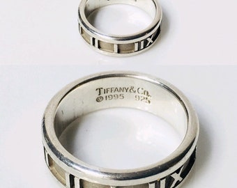 Tiffany & Co. 1995 Narrow Atlas Band Ring Free US Shipping - Etsy