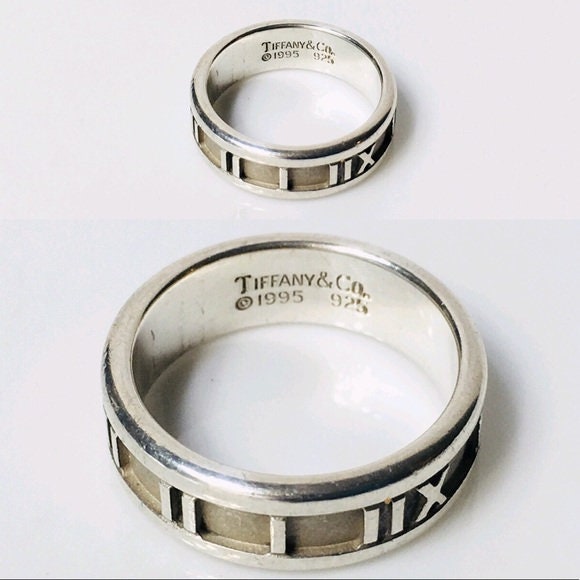 Tiffany & Co. 925 SS Atlas Band Ring Size 4.5 — DeWitt's Diamond