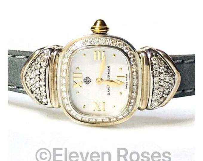 Yurman Diamond Capri Watch 925 Sterling Silver 585 14k Gold
