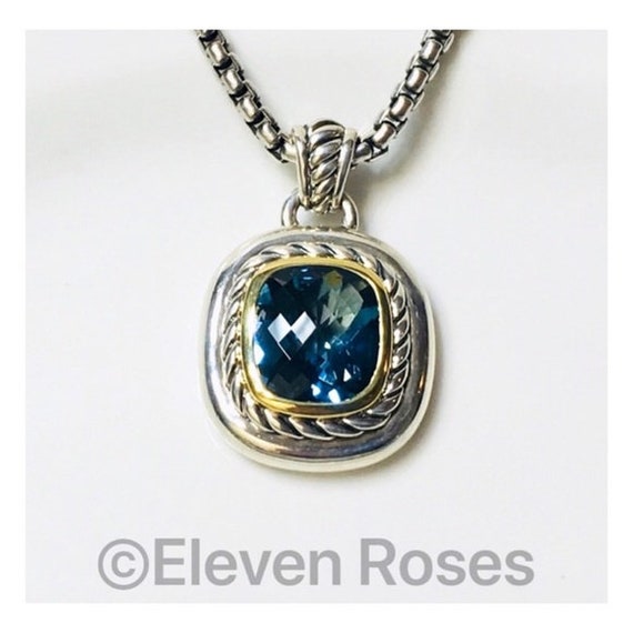 David Yurman Blue Topaz Albion Cable 