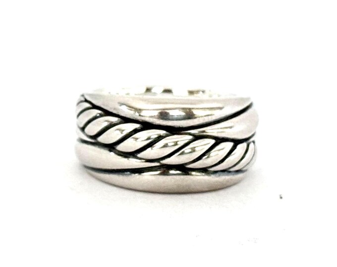 David Yurman Cable Crossover Band Ring