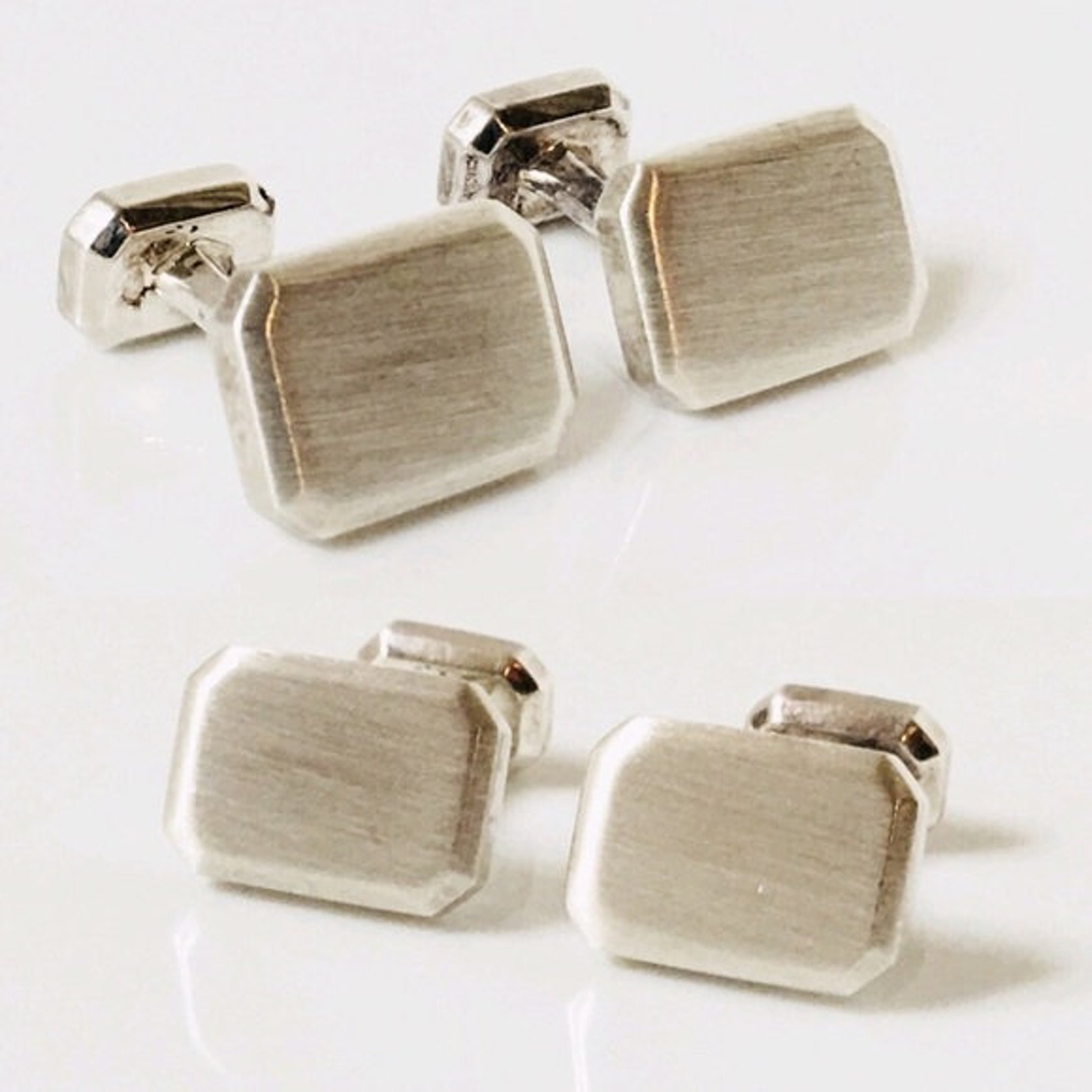 David Yurman Heirloom Classic Cufflinks Cuff Links DY 925 Etsy