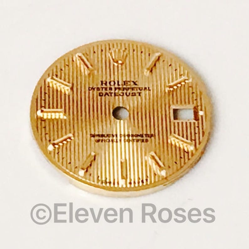 Rolex Gold Oyster Datejust Replacement Dial Free US Shipping Etsy