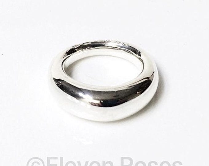 Gucci Sterling Silver Dome Ring
