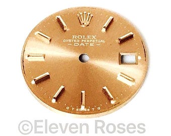 Preowned Rolex Gold Oyster Date Replacement Dial