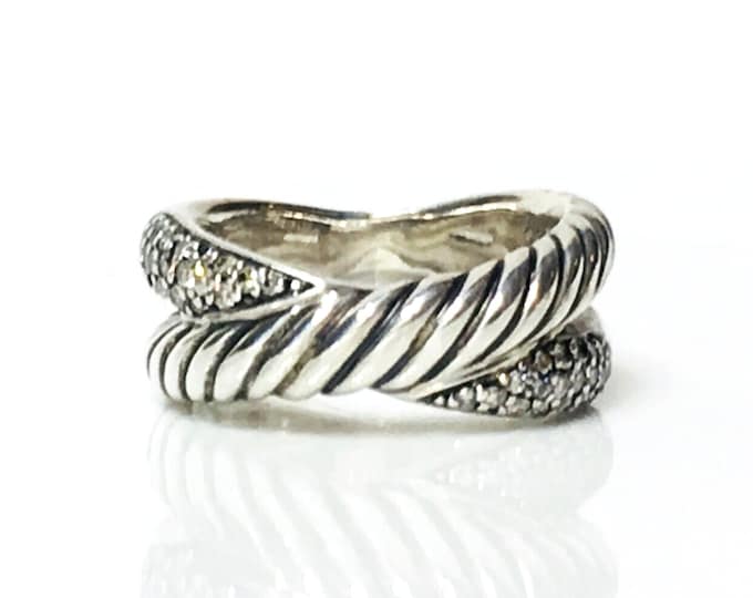 Yurman Diamond X Ring