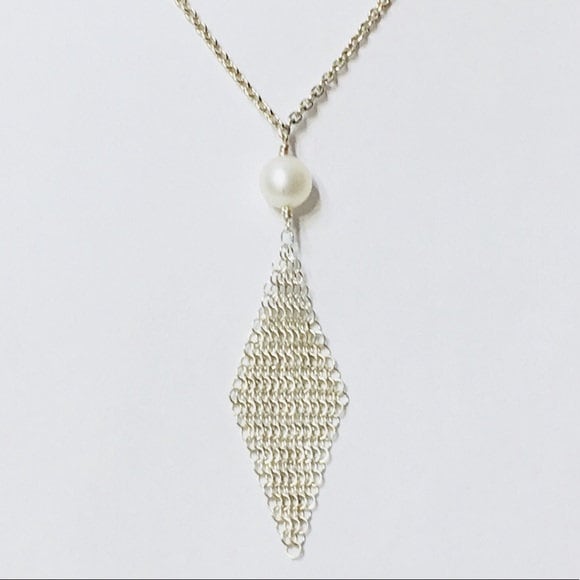 elsa peretti mesh tassel pendant