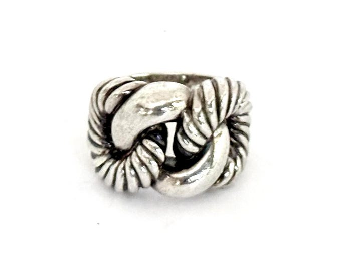David Yurman Curb Link Ring 925 Sterling Silver